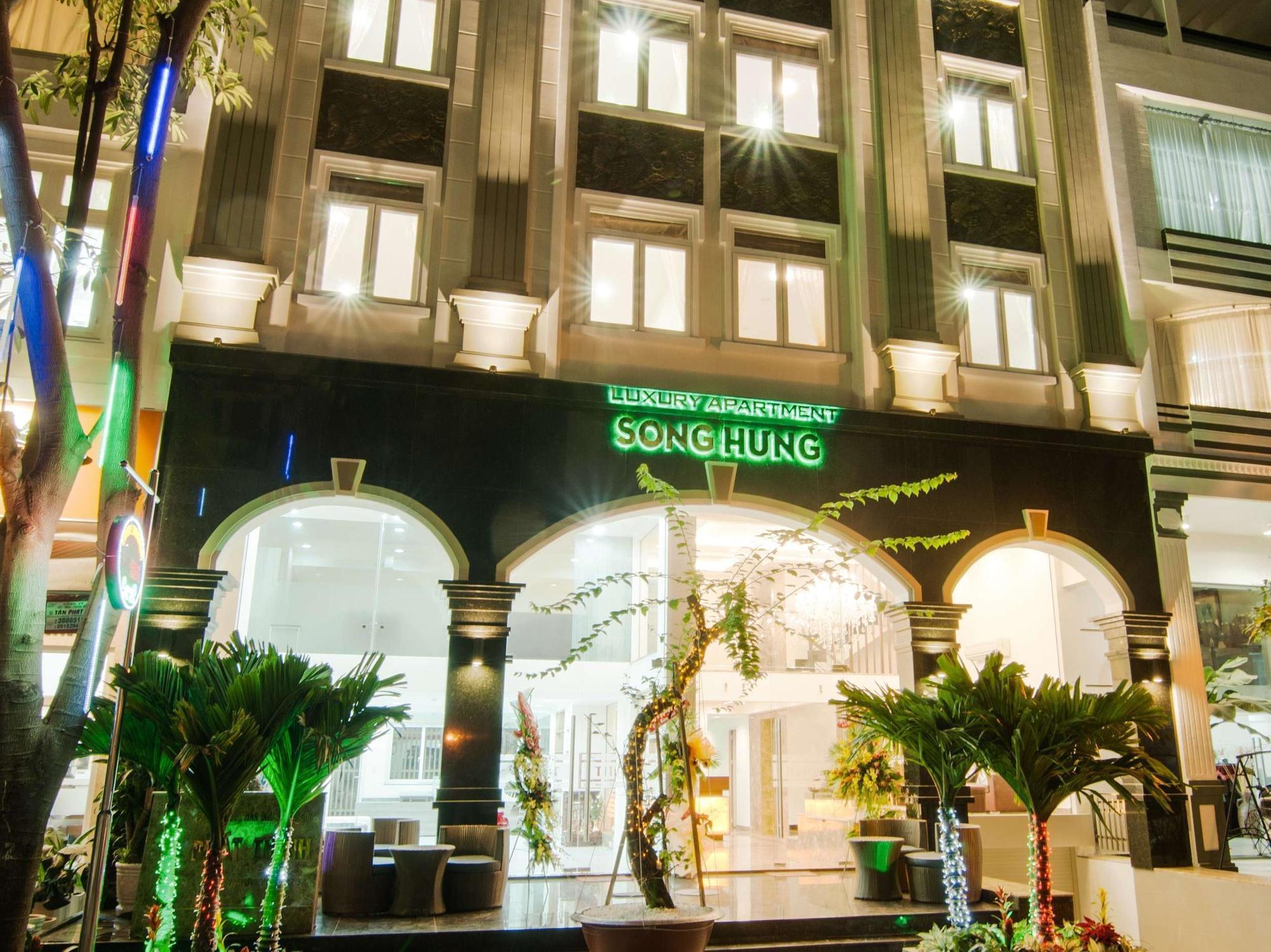 הו צ'י מין סיטי Song Hung Hotel & Serviced Apartments - Can Ho Dich Vu & Khach San מראה חיצוני תמונה